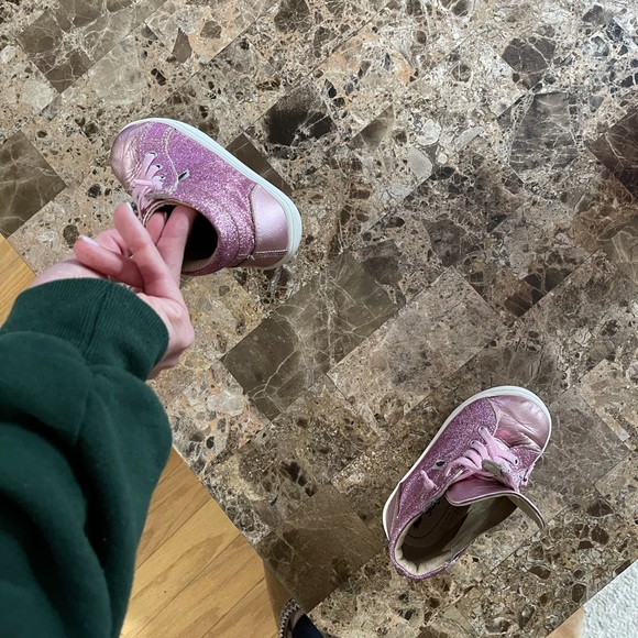 GUC Old Soles Sparkly Sneakers Sz 25 - Picture 8 of 9